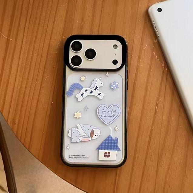 Unicorn Girl Korean Style Phone Case for Apple iPhone 17/16/15 Pro Max - Black Border, New Model iPhone 13 Pro
Unicorn Girl Korean Style Phone Case for Apple iPhone 17/16/15 Pro Max - Black Border, New Model iPhone 13 Pro