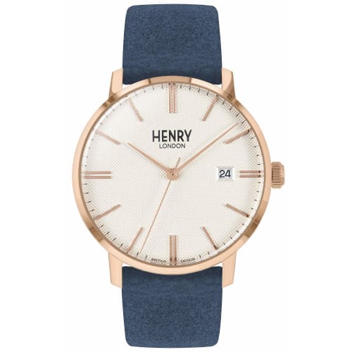 Henry London Regency Suede Watch, 40mm, White Dial, Stainless Steel, Mineral Glass, Quartz Movement, Men s, HL40-S-0358
Henry London Regency Suede Watch, 40mm, White Dial, Stainless Steel, Mineral Glass, Quartz Movement, Men s, HL40-S-0358