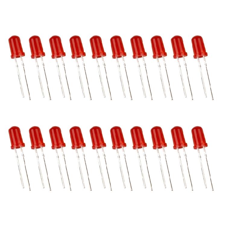 20Pieces High Brightness Clear LED Light Emitting Diodes Bulb LED Lamp, LED Light Diodes, LED Circuit Emitting Diodes червоний
20Pieces High Brightness Clear LED Light Emitting Diodes Bulb LED Lamp, LED Light Diodes, LED Circuit Emitting Diodes червоний