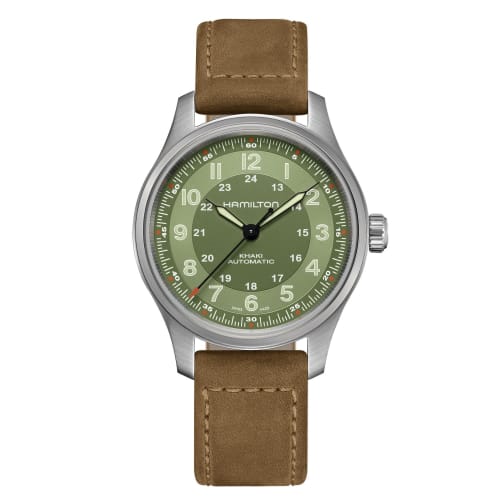 Hamilton Khaki Field Titanium Automatic Watch H70545560 Gent (Authentic Imported) with Official Warranty
Hamilton Khaki Field Titanium Automatic Watch H70545560 Gent (Authentic Imported) with Official Warranty