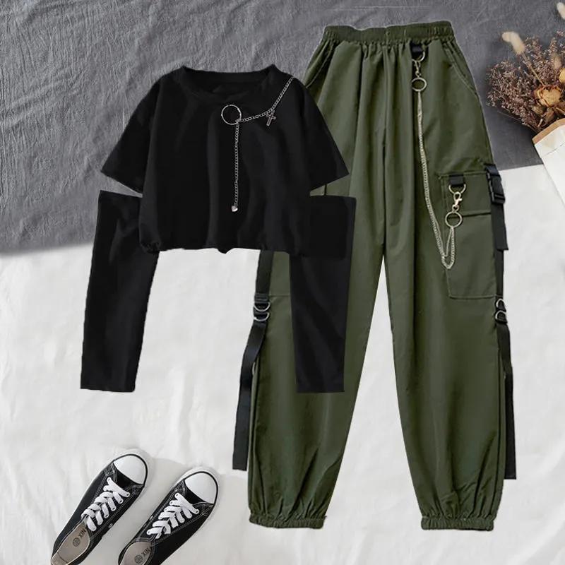 Женский уличный костюм, черные брюки-карго, женские брюки-цепочки, большие размеры XL
Женский уличный костюм, черные брюки-карго, женские брюки-цепочки, большие размеры XL