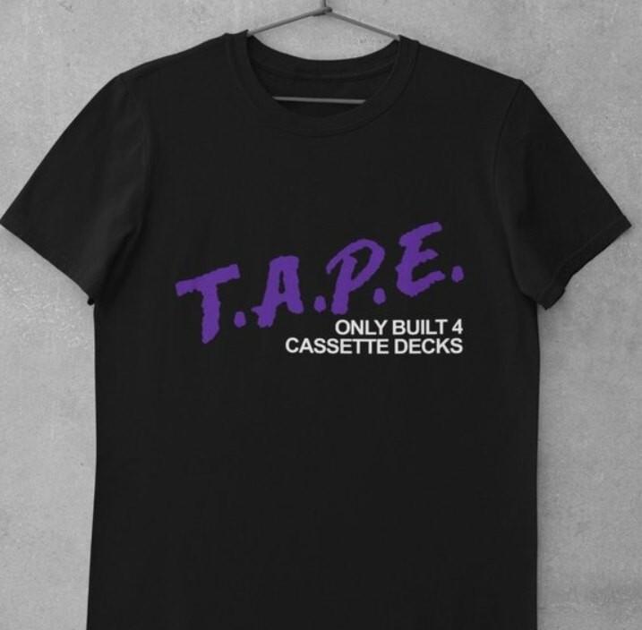 Purple Tape Shirt, Only Built 4 Cassette - father s day shirt S
Purple Tape Shirt, Only Built 4 Cassette - father s day shirt S
