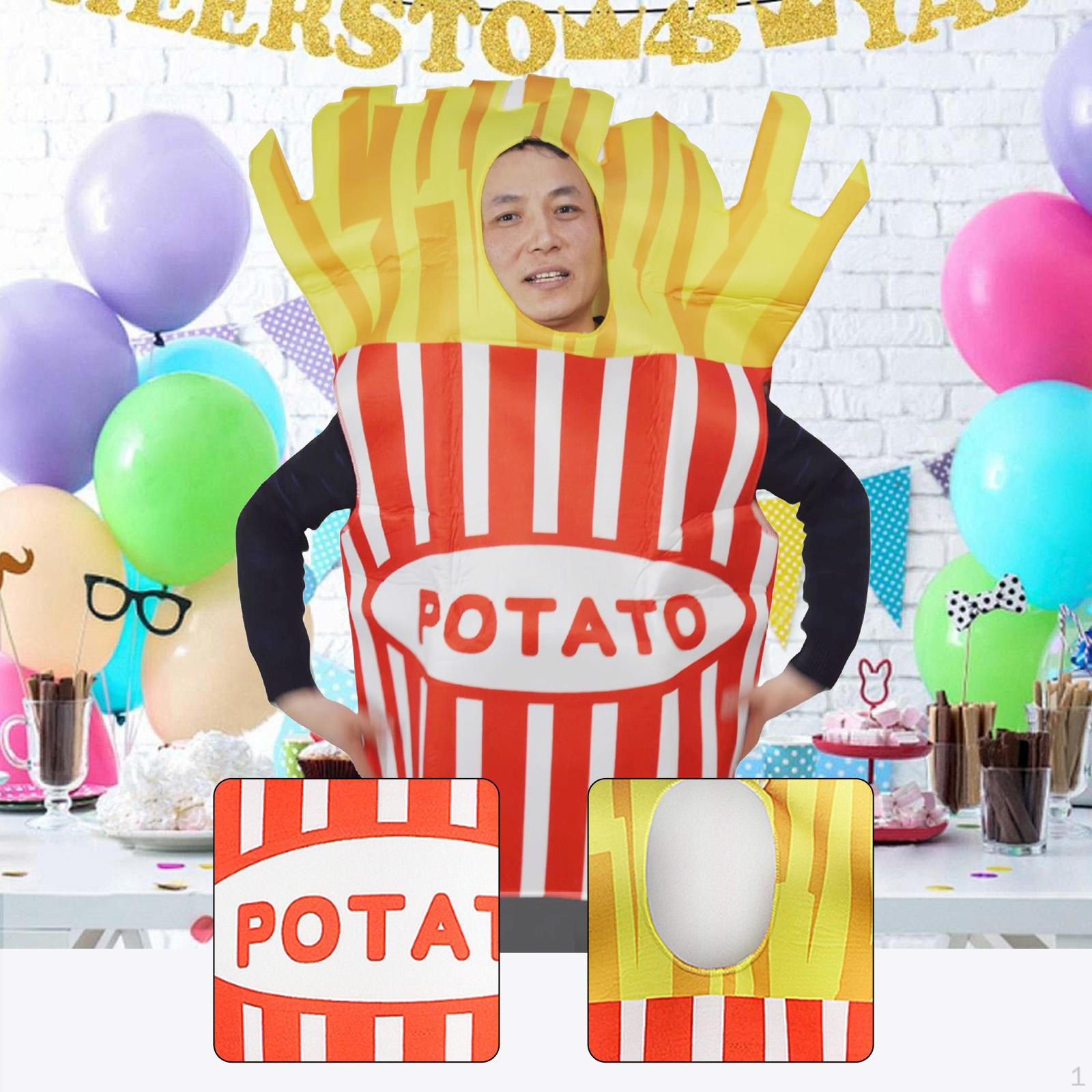 French Fries Costume Fancy Dress Cosplay for Parties Carnival Festival Role Play
French Fries Costume Fancy Dress Cosplay for Parties Carnival Festival Role Play