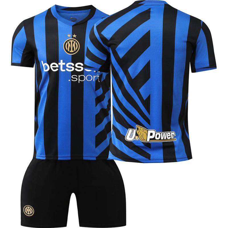 2425 Inter Milan Home Football Uniform No. 10 Lautaro 9 Thuram 23 Barrera Children s Jersey Men s Women s Set 20 yards
2425 Inter Milan Home Football Uniform No. 10 Lautaro 9 Thuram 23 Barrera Children s Jersey Men s Women s Set 20 yards
