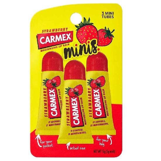 Увлажняющий бальзам для губ Carmex с ароматом клубники, тюбик 5 гX3
Увлажняющий бальзам для губ Carmex с ароматом клубники, тюбик 5 гX3