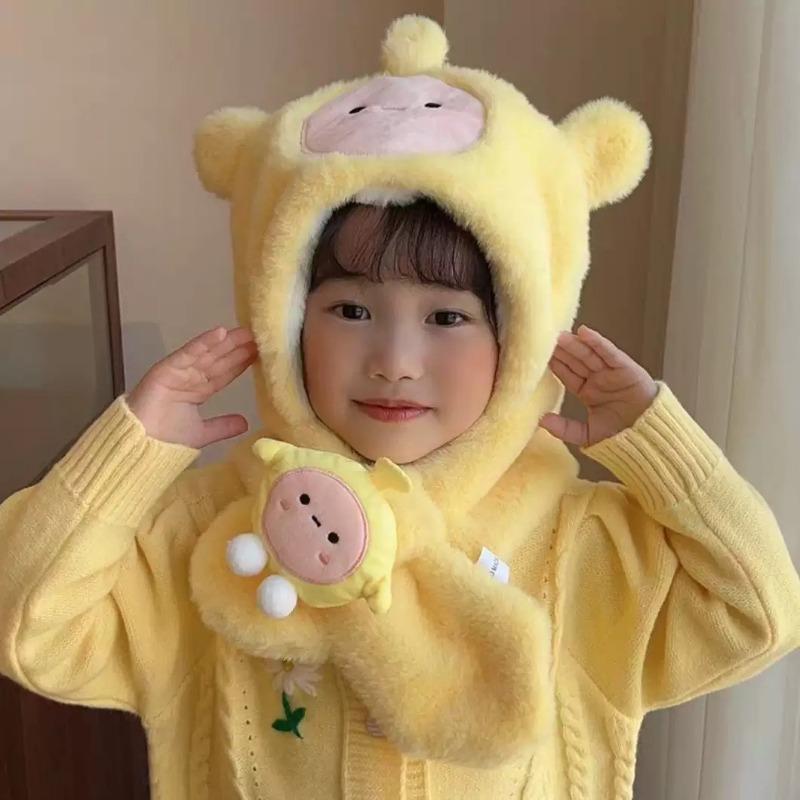 Детская шапка и шарф интегрированные осенне-зимняя плюшевая шапка милая мальчиковая теплая шапка девочка яичный пирог ветрозащитная шапка тренд
Детская шапка и шарф интегрированные осенне-зимняя плюшевая шапка милая мальчиковая теплая шапка девочка яичный пирог ветрозащитная шапка тренд