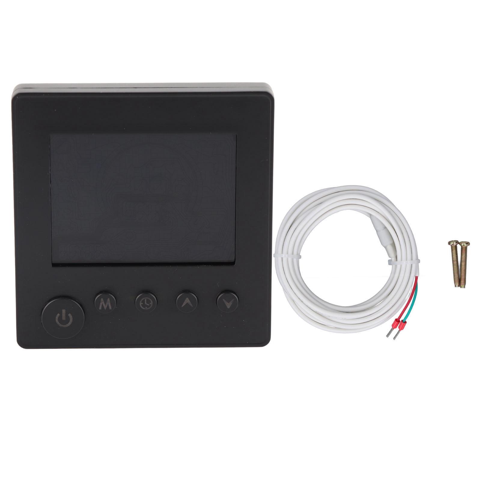 Умный термостат Wi-Fi большой цветной ЖК-термостат с управлением из приложения для домашнего офиса супермаркета кондиционер Ordinary Style чёрный
Умный термостат Wi-Fi большой цветной ЖК-термостат с управлением из приложения для домашнего офиса супермаркета кондиционер Ordinary Style чёрный