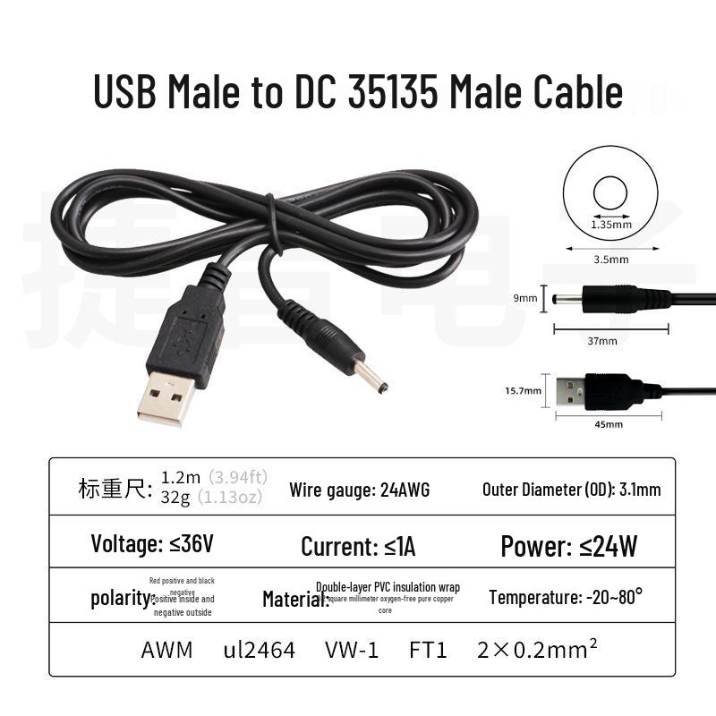 Кабель-преобразователь питания 5 В в 12 В, USB (папа) на DC 35135 для камер и видеорегистраторов
Кабель-преобразователь питания 5 В в 12 В, USB (папа) на DC 35135 для камер и видеорегистраторов