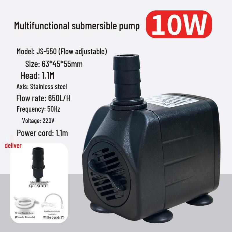 Бесшумный погружной аквариумный циркуляционный насос с фильтром для аквариумов и прудов
Бесшумный погружной аквариумный циркуляционный насос с фильтром для аквариумов и прудов