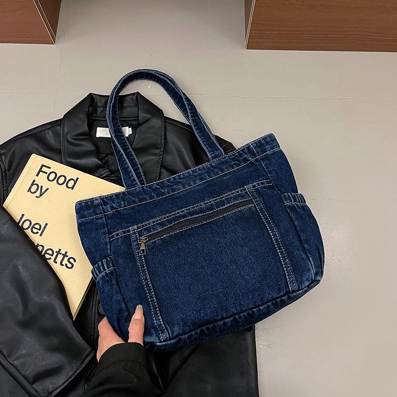 Cowboy Bag - Casual Large Capacity Tote Bag - Fashionable Retro Single-shoulder Women s Bag темно-синий
Cowboy Bag - Casual Large Capacity Tote Bag - Fashionable Retro Single-shoulder Women s Bag темно-синий