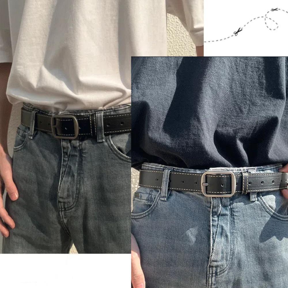 Korean Style Men Wide Belt Texture Jeans Waistband Classic PU Leather Belt Ornament S
Korean Style Men Wide Belt Texture Jeans Waistband Classic PU Leather Belt Ornament S