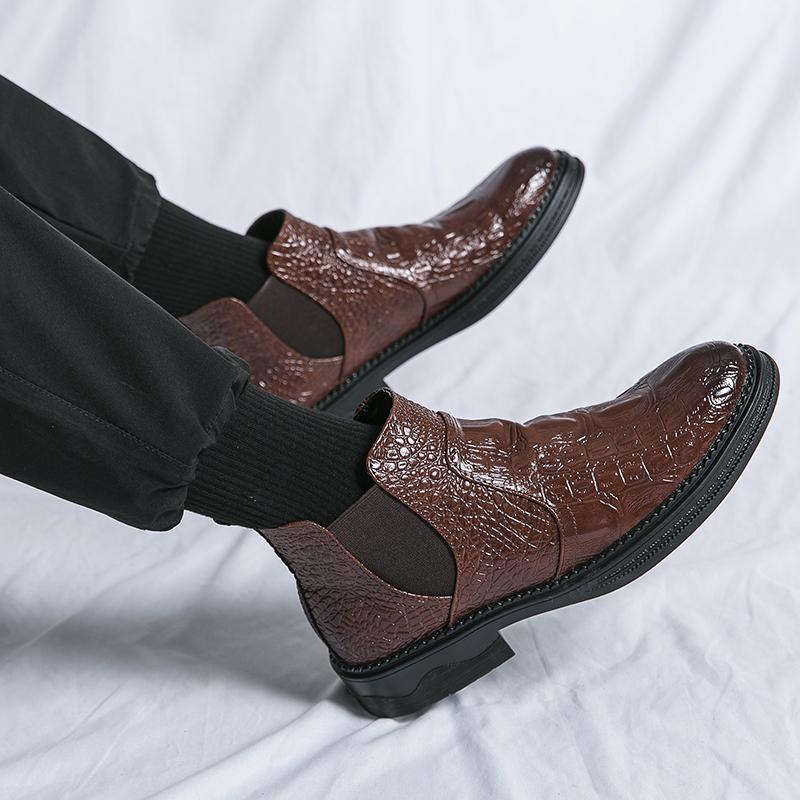 Men’s Motorcycle Boots Retro Street Style Dress Chelsea Boots Tuxedo Wedding Brown Men Ankle Boots Plus Size EU:38 чорний
Men’s Motorcycle Boots Retro Street Style Dress Chelsea Boots Tuxedo Wedding Brown Men Ankle Boots Plus Size EU:38 чорний