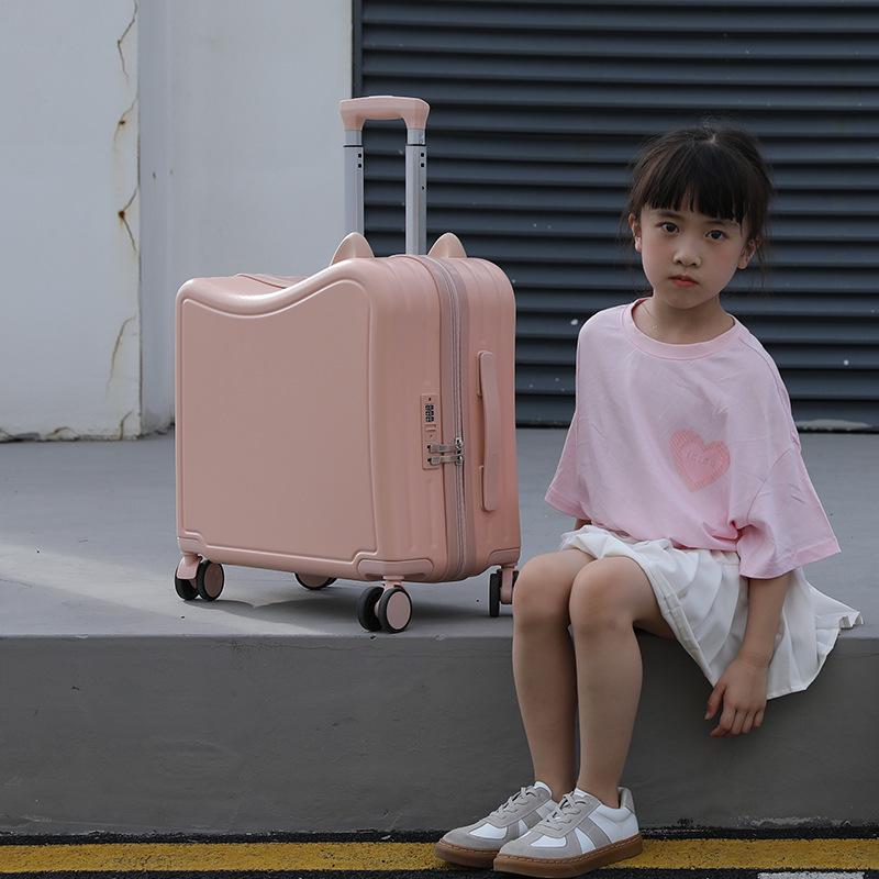 Kids 20-inch Rideable Carry-on Suitcase: Leather Travel Trolley for Boys and Girls 20-inch
Kids 20-inch Rideable Carry-on Suitcase: Leather Travel Trolley for Boys and Girls 20-inch
