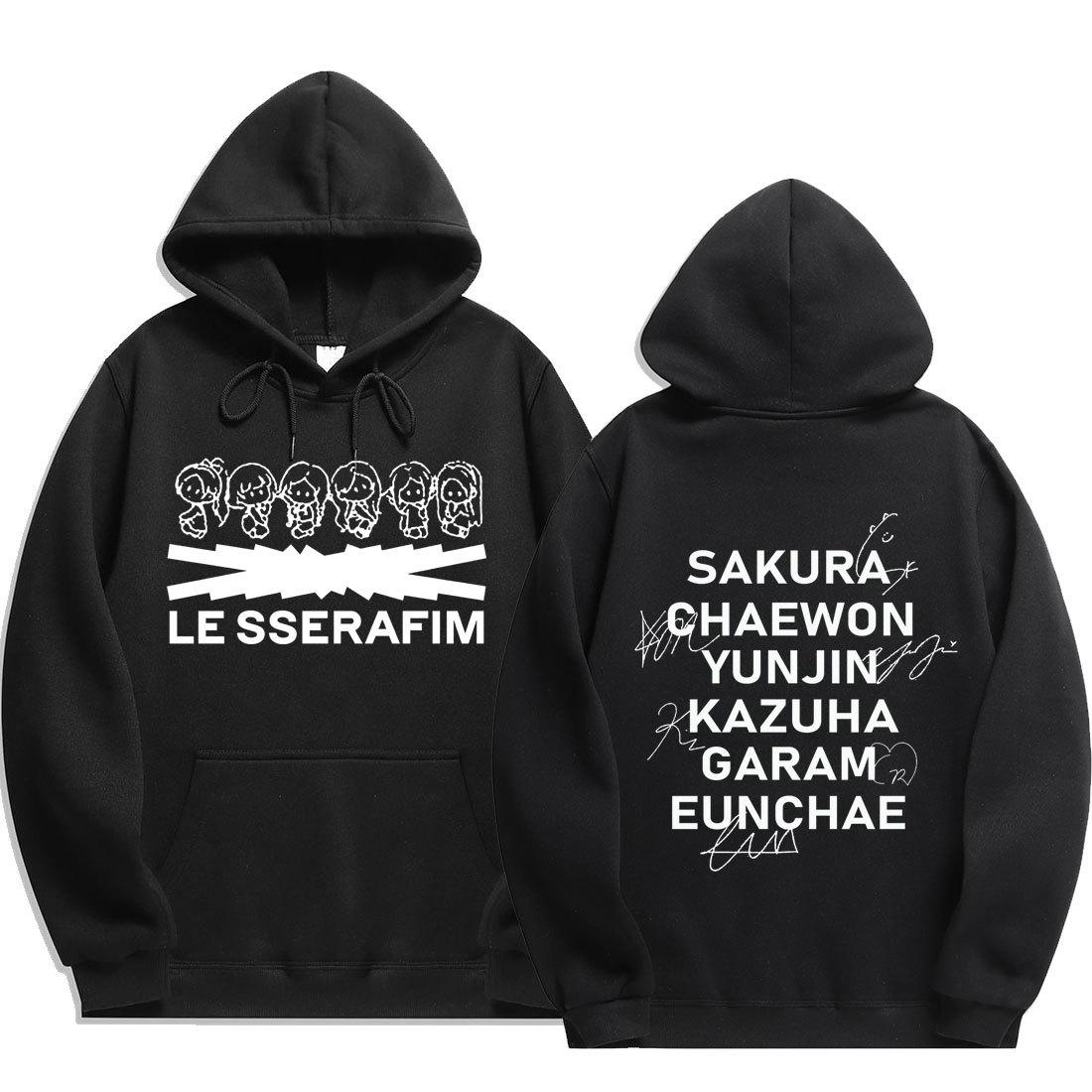Толстовки LE SSERAFIM FEARLESS WoUnisex Корейская толстовка Y2k Kpop Le Sserafim SAKURA CHAEWON YUNJIN KAZUHA EUNCHAE Одежда для фанатов
Толстовки LE SSERAFIM FEARLESS WoUnisex Корейская толстовка Y2k Kpop Le Sserafim SAKURA CHAEWON YUNJIN KAZUHA EUNCHAE Одежда для фанатов