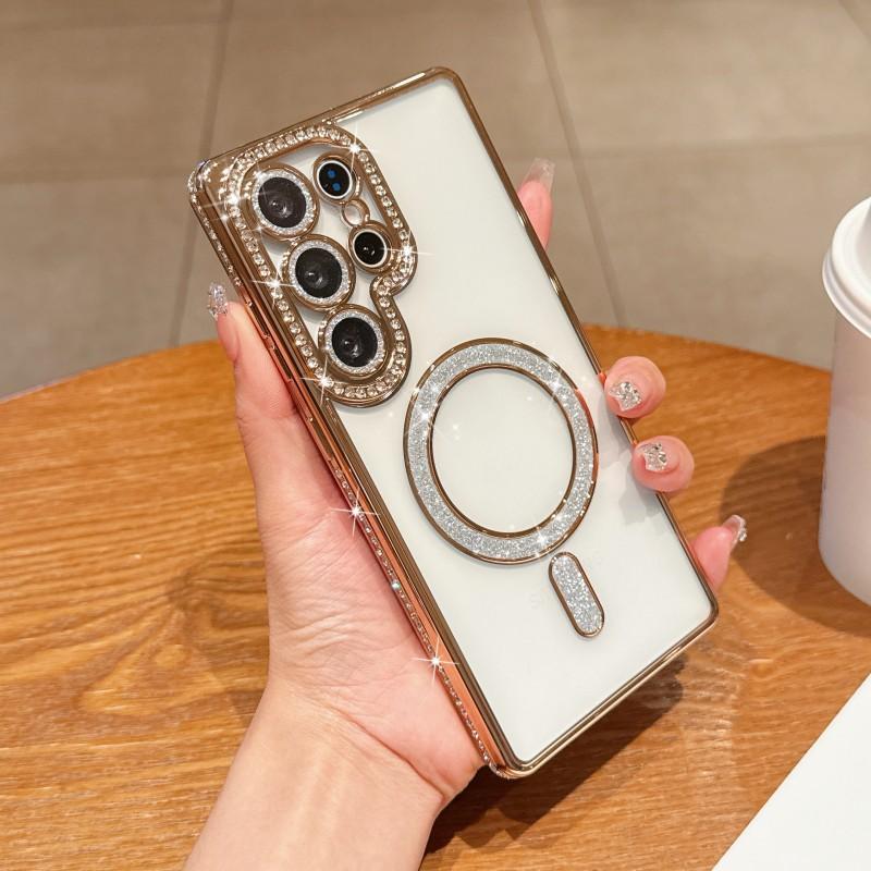 Diamond Magnetic Case For Samsung Galaxy S25 Ultra S24 FE S23 A17 A56 A36 A16 Magsafe Glitter Lens Protect Clear Cover S25
Diamond Magnetic Case For Samsung Galaxy S25 Ultra S24 FE S23 A17 A56 A36 A16 Magsafe Glitter Lens Protect Clear Cover S25