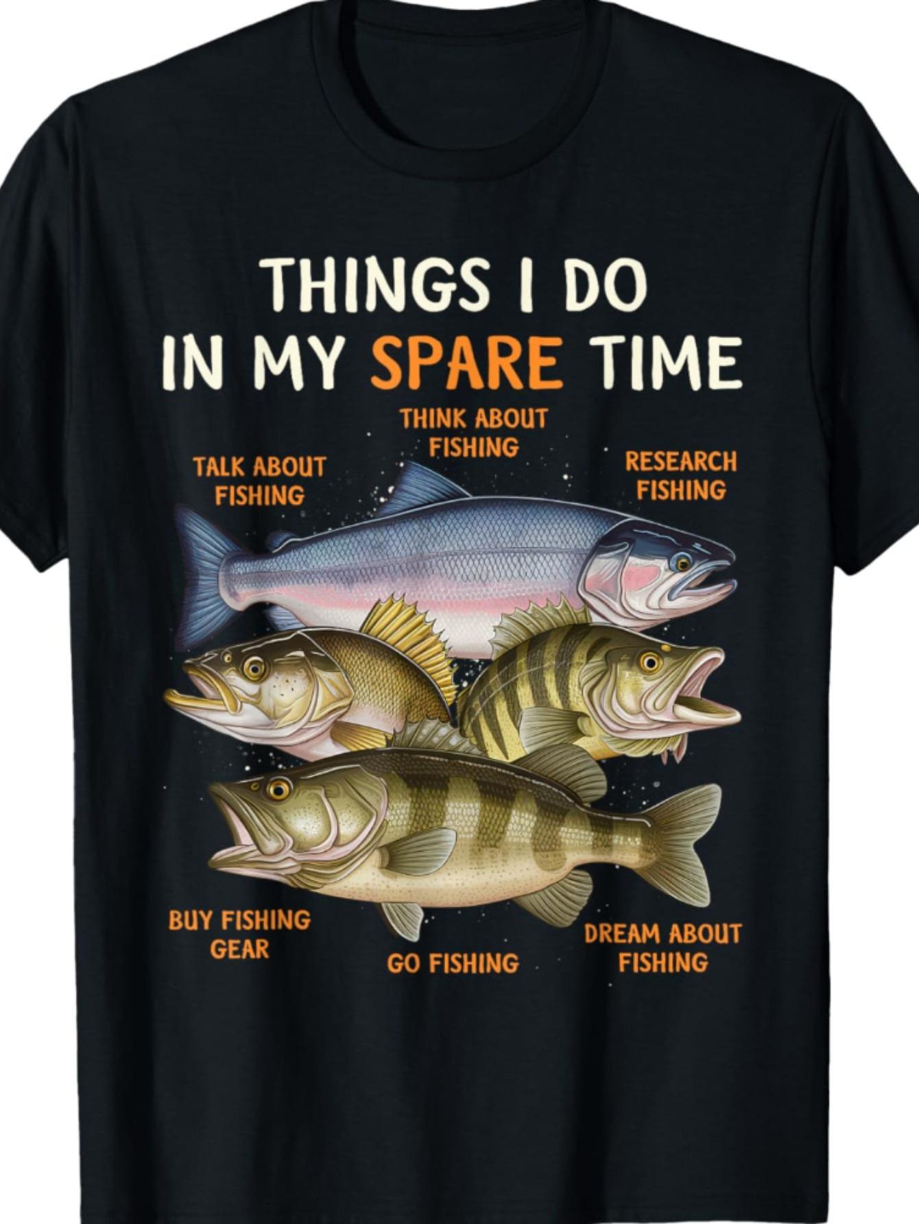 Funny FishingThings I Do in My Spare Time BassTrout Design 100 cotton Oneck short sleeve casual printed mens Tshirt 4XL
Funny FishingThings I Do in My Spare Time BassTrout Design 100 cotton Oneck short sleeve casual printed mens Tshirt 4XL