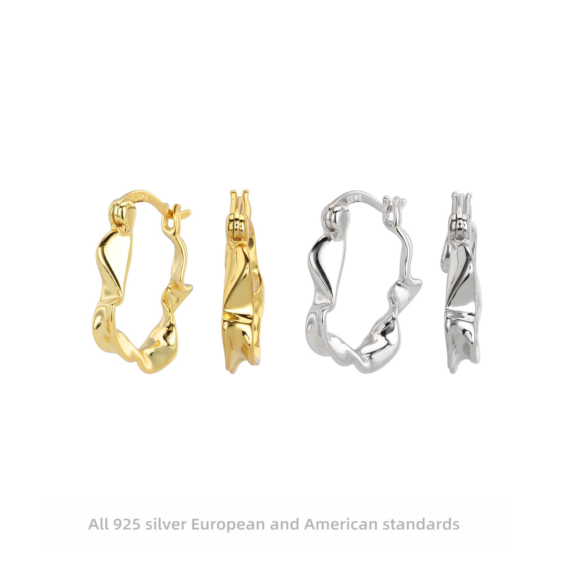 Gold-Plated S925 Sterling Silver White Deer Retro Fashion Hoop Earrings Sterling Silver
Gold-Plated S925 Sterling Silver White Deer Retro Fashion Hoop Earrings Sterling Silver