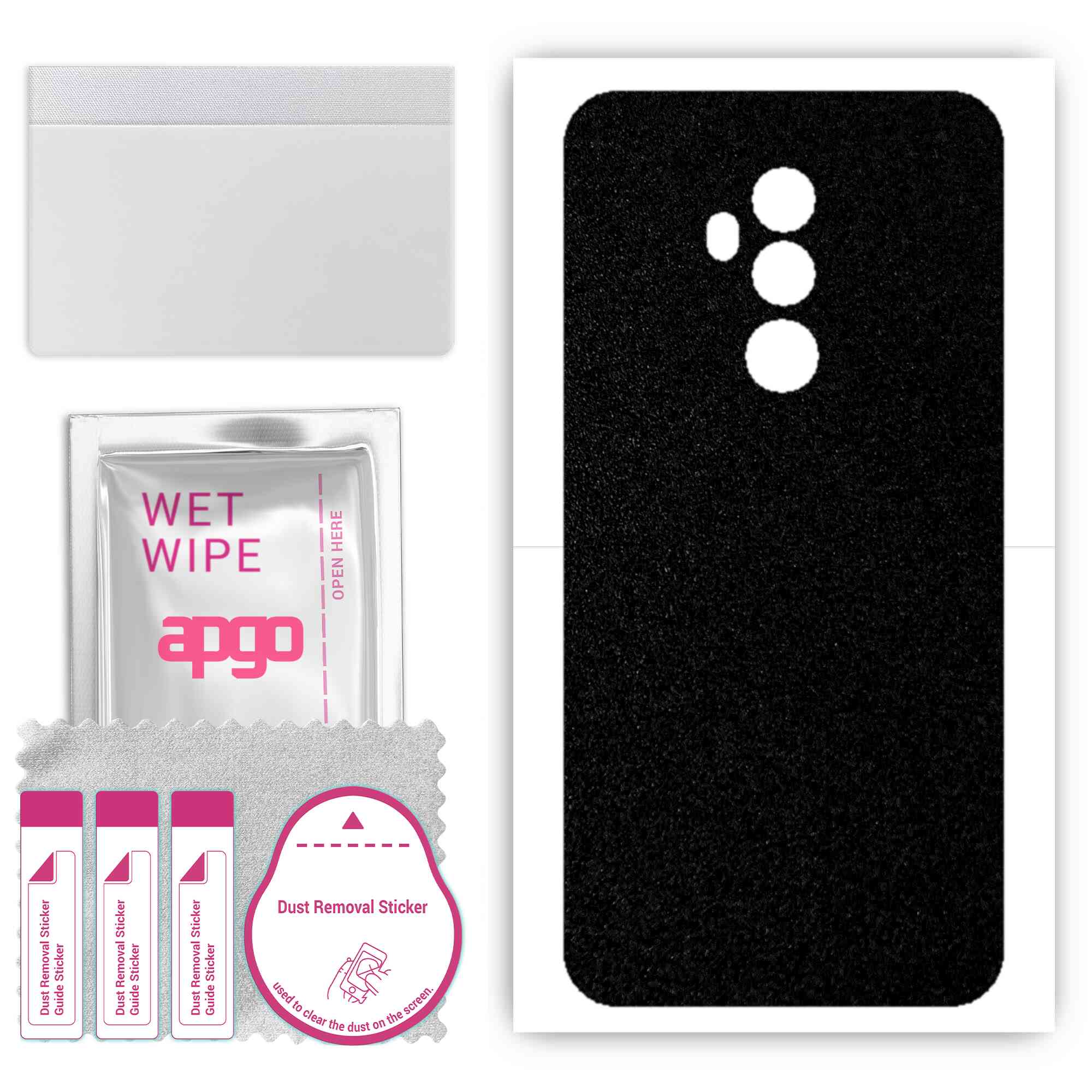 apgo Protective Skin Sticker for the back compatible with Umidigi Z2, Wrap Film, Foil, Vinyl - Pattern Matte Black
apgo Protective Skin Sticker for the back compatible with Umidigi Z2, Wrap Film, Foil, Vinyl - Pattern Matte Black