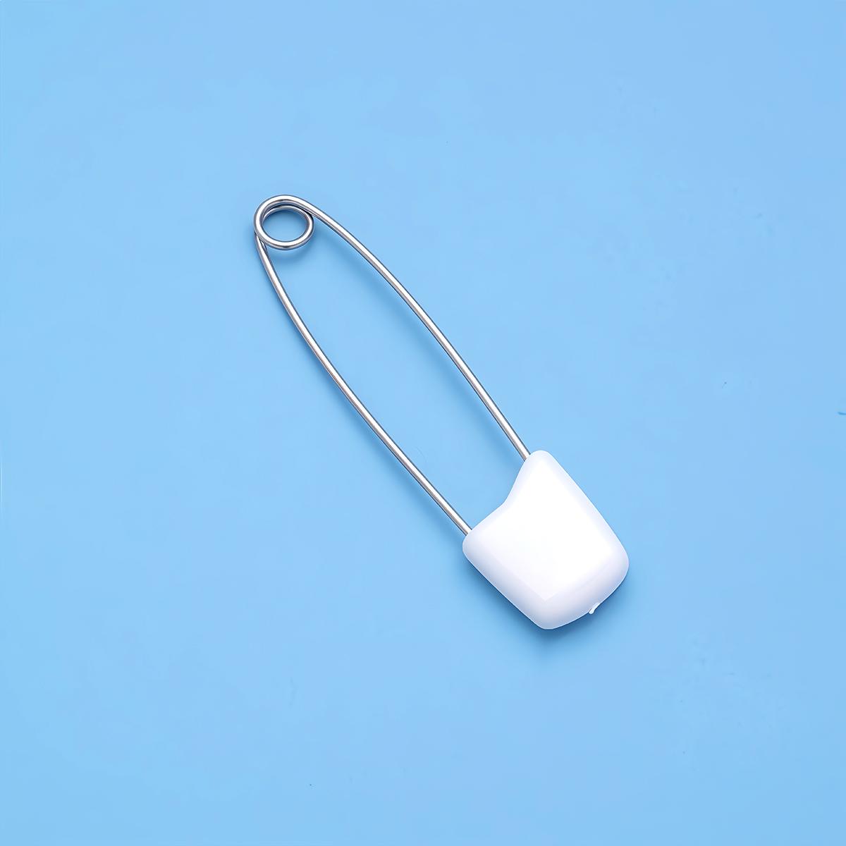 10/20PCS Safety Pins 4/5.4cm Plastic Head Safety Locking Brooch Pins Needle for Cloth Baby Diaper Nappy Sewing Accessory Markers 10 PCS білий
10/20PCS Safety Pins 4/5.4cm Plastic Head Safety Locking Brooch Pins Needle for Cloth Baby Diaper Nappy Sewing Accessory Markers 10 PCS білий