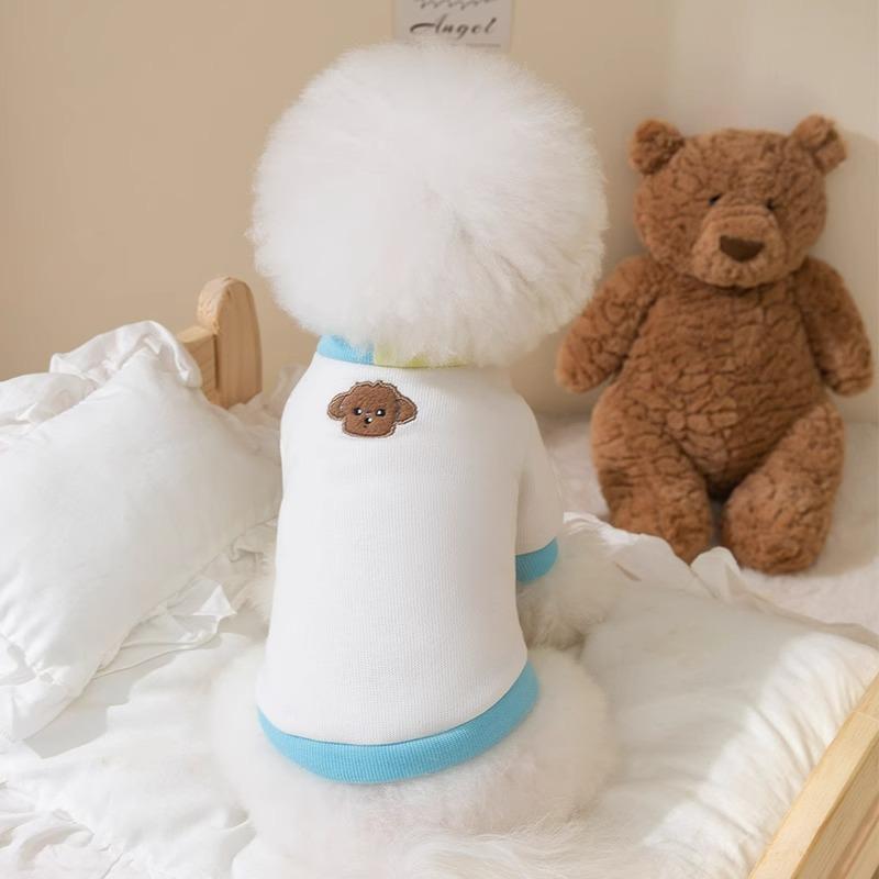 Cute puppy dog contrasting color knitted thin cardigan spring small and medium-sized dog cat bipod pet teddy clothes XL (recommended weight 11-7.5 kg)
Cute puppy dog contrasting color knitted thin cardigan spring small and medium-sized dog cat bipod pet teddy clothes XL (recommended weight 11-7.5 kg)