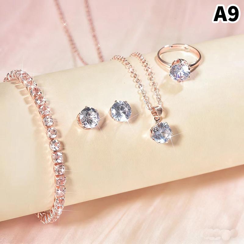 3pcs Crystal Rhinestone Jewelry Set for Women Charm Pendant Necklace Bracelet Earrings for Anniversary Party Evening
3pcs Crystal Rhinestone Jewelry Set for Women Charm Pendant Necklace Bracelet Earrings for Anniversary Party Evening