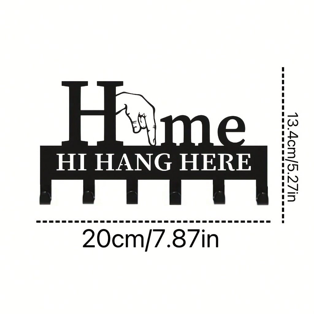 Iron Hook Wall Decor with Directional Finger Design for Home Organization
Iron Hook Wall Decor with Directional Finger Design for Home Organization
