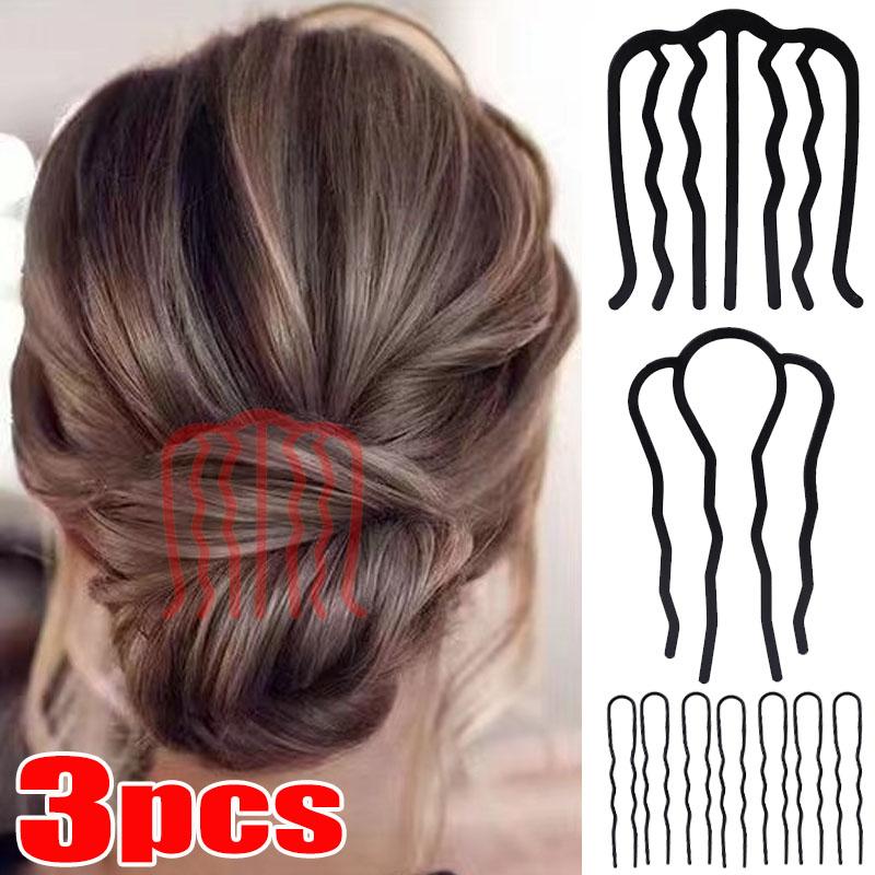 3/1pcs Girls Black Metal Hair Fork Clip for Women Hair Pin Combs Messy Bun Hairpin Clip Side Combs Updo Sticks Hair Styling Tool
3/1pcs Girls Black Metal Hair Fork Clip for Women Hair Pin Combs Messy Bun Hairpin Clip Side Combs Updo Sticks Hair Styling Tool