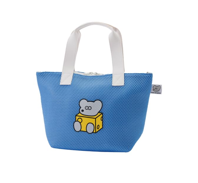 ANDY Mesh Insulated Tote Lunch Bag, Beige/Blue (Blue) синий
ANDY Mesh Insulated Tote Lunch Bag, Beige/Blue (Blue) синий