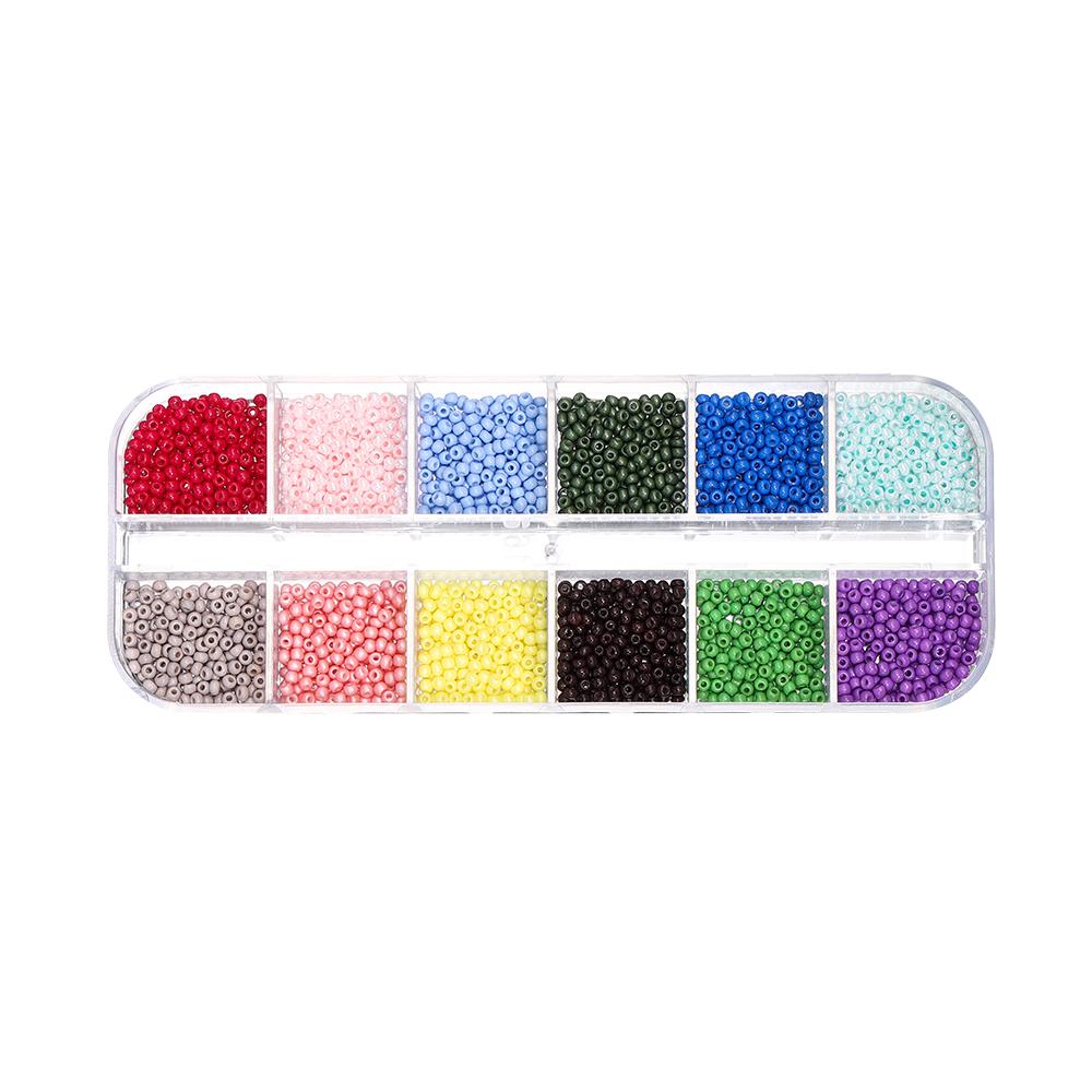 1680pcs/Box 12Grids Colorful Glass Seed Beads 2mm Mini Spacer Loose Bead for Earrings Necklace Bracelet DIY Jewelry Making
1680pcs/Box 12Grids Colorful Glass Seed Beads 2mm Mini Spacer Loose Bead for Earrings Necklace Bracelet DIY Jewelry Making