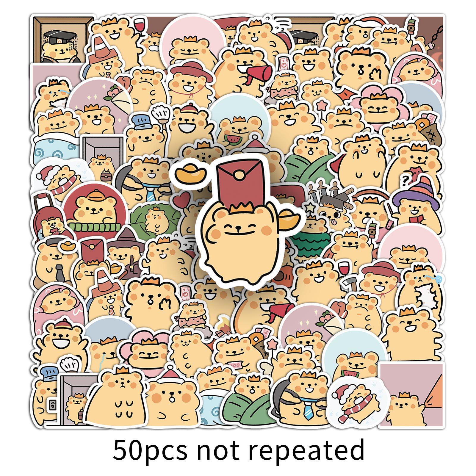 50PCS Cartoon Healing Bear & Insect Stickers for Journal & Milk Tea Cup Decoration
50PCS Cartoon Healing Bear & Insect Stickers for Journal & Milk Tea Cup Decoration