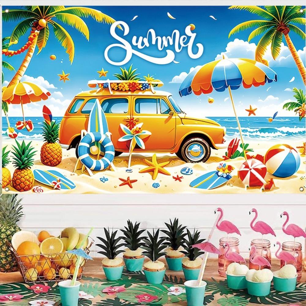 Colorful Print Hawaiian Photography Background Tropical Theme Seaside Backdrop Holiday Party синій
Colorful Print Hawaiian Photography Background Tropical Theme Seaside Backdrop Holiday Party синій