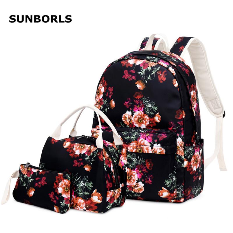 Рюкзак SUNBORLS, женский нейлоновый рюкзак для ручек, сумка из трех предметов, повседневная школьная сумка для школьников с принтом
Рюкзак SUNBORLS, женский нейлоновый рюкзак для ручек, сумка из трех предметов, повседневная школьная сумка для школьников с принтом
