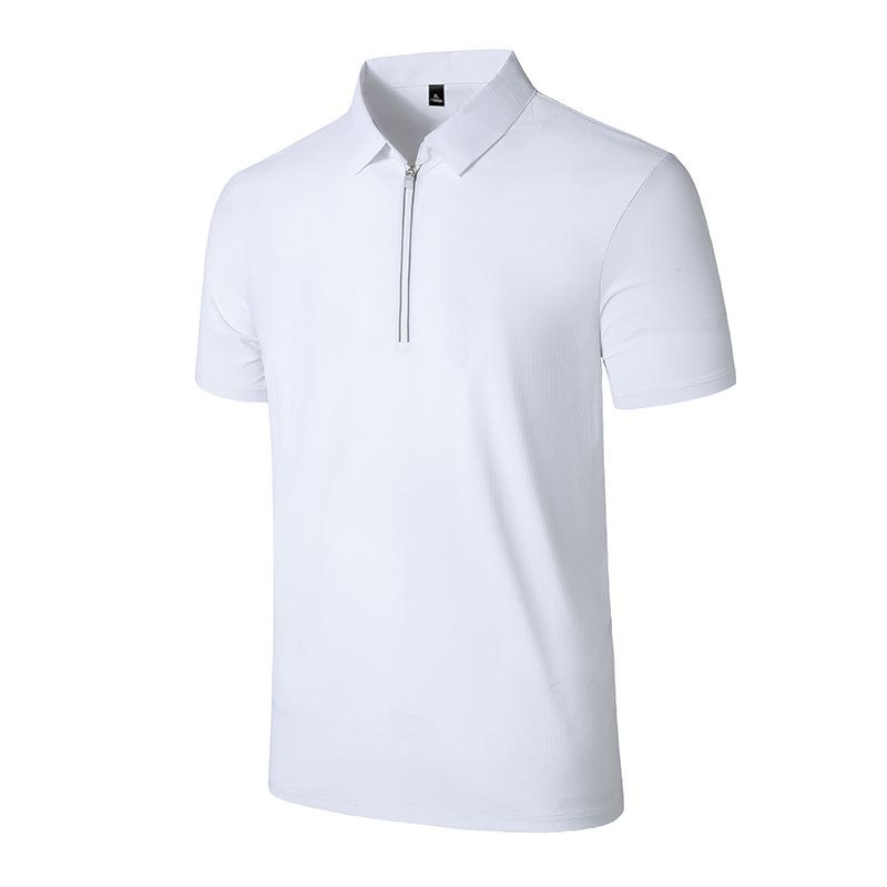 Men s Half-zip Ice Silk POLO Shirt Men s Trendy T-shirt Men s Casual Business Light Luxury Breathable POLO Shirt XL білий
Men s Half-zip Ice Silk POLO Shirt Men s Trendy T-shirt Men s Casual Business Light Luxury Breathable POLO Shirt XL білий
