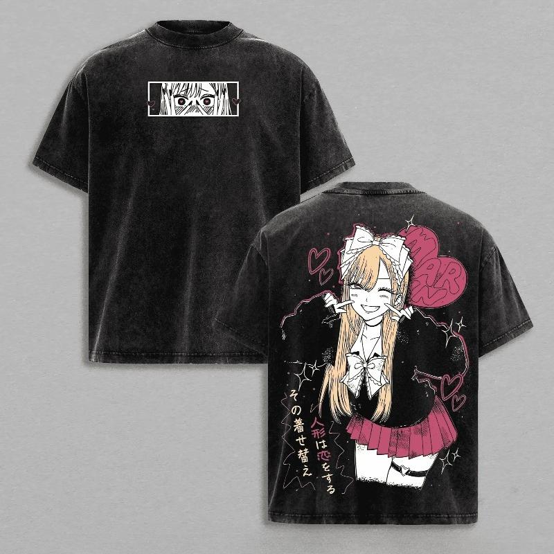 Cute Anime My Dress-Up Darling T-shirt Y2k Washed Oversized T Shirt Men Women Clothing Summer Short Sleeve Cotton Soft Tees Tops XXL чорний
Cute Anime My Dress-Up Darling T-shirt Y2k Washed Oversized T Shirt Men Women Clothing Summer Short Sleeve Cotton Soft Tees Tops XXL чорний