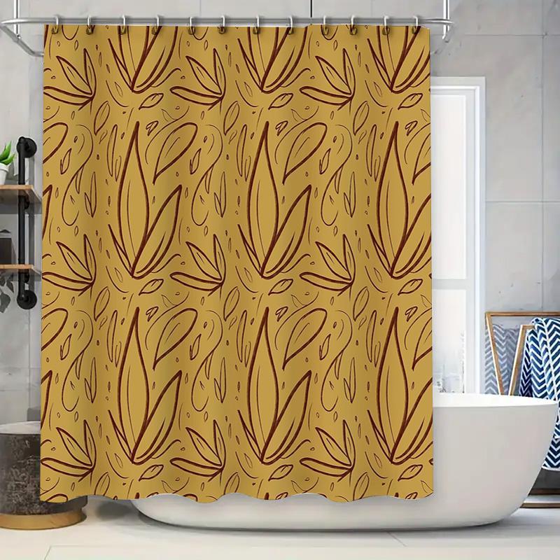 Floral Shower Curtain Botanical Print Waterproof Bathroom Decor Nature Leaf Pattern Farmhouse Style Modern Fabric Liner For Spa W60H190(CM)-1 Pcs
Floral Shower Curtain Botanical Print Waterproof Bathroom Decor Nature Leaf Pattern Farmhouse Style Modern Fabric Liner For Spa W60H190(CM)-1 Pcs