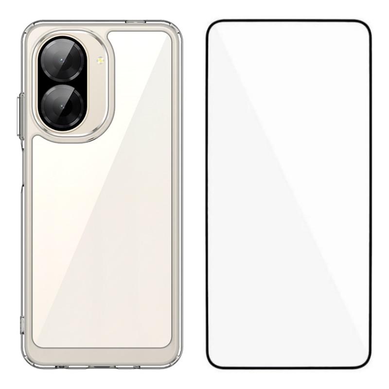 Для Xiaomi Redmi A5 4G (171.7*77.8*8.3мм) Чохол WANLONFENG серії MF Прозорий чохол для телефону з ТПУ та акрилу із захисною плівкою із загартованого скла Transparent
Для Xiaomi Redmi A5 4G (171.7*77.8*8.3мм) Чохол WANLONFENG серії MF Прозорий чохол для телефону з ТПУ та акрилу із захисною плівкою із загартованого скла Transparent