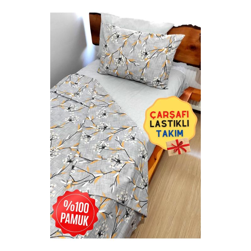 CANDAN ÇEYİZ Young Floral Grey 4-Piece Elastic Bed Single Single (100X200 см) Комплект пододеяльников 100X200 серый
CANDAN ÇEYİZ Young Floral Grey 4-Piece Elastic Bed Single Single (100X200 см) Комплект пододеяльников 100X200 серый