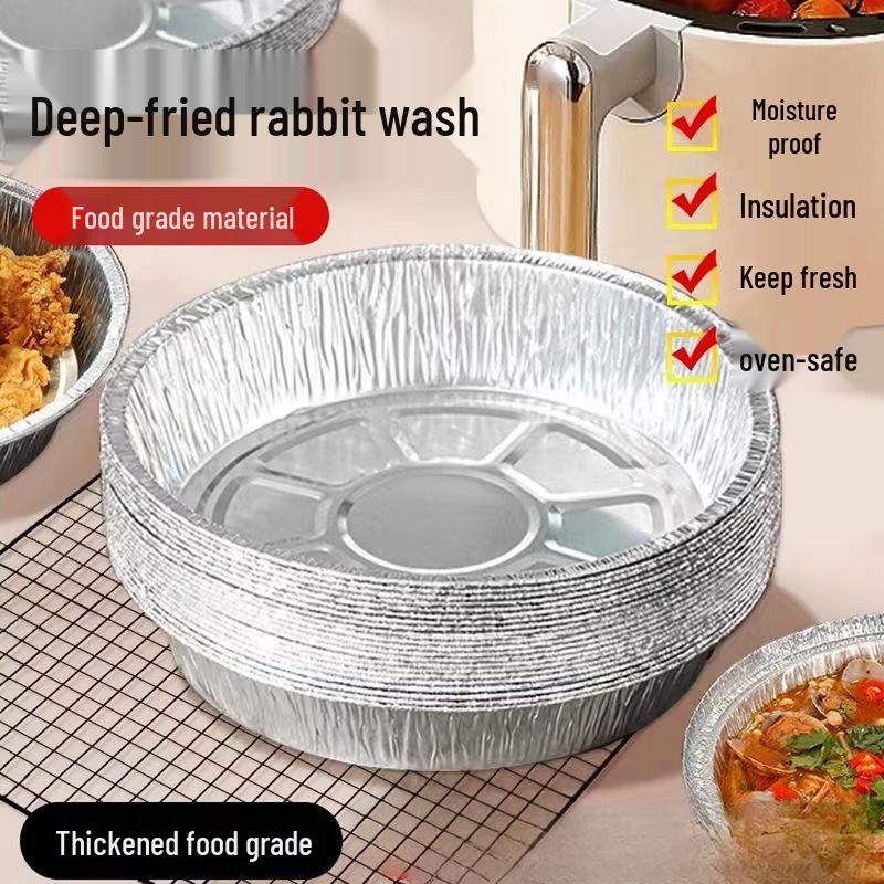Zhishi Round Air Fryer Aluminum Foil Bowls
Zhishi Round Air Fryer Aluminum Foil Bowls
