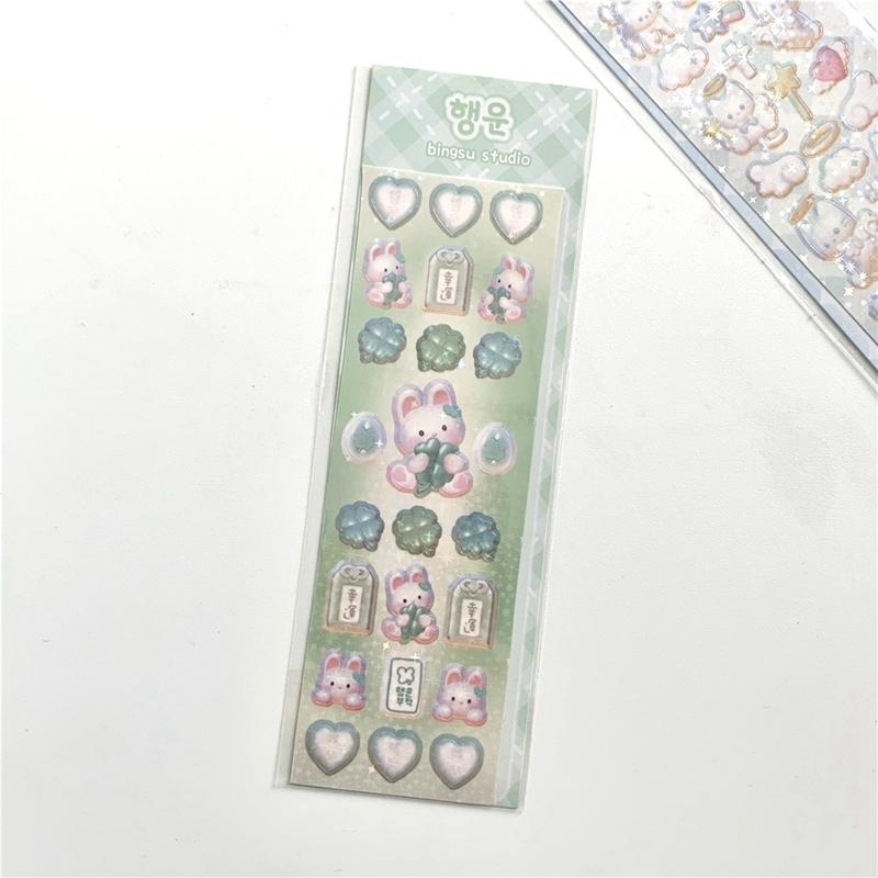 Korean ins Cute Angel Rabbit Sticker Scrapbooking Idol DIY Album Decoration Sticker Aesthetic Personalized Kawaii Stationery
Korean ins Cute Angel Rabbit Sticker Scrapbooking Idol DIY Album Decoration Sticker Aesthetic Personalized Kawaii Stationery