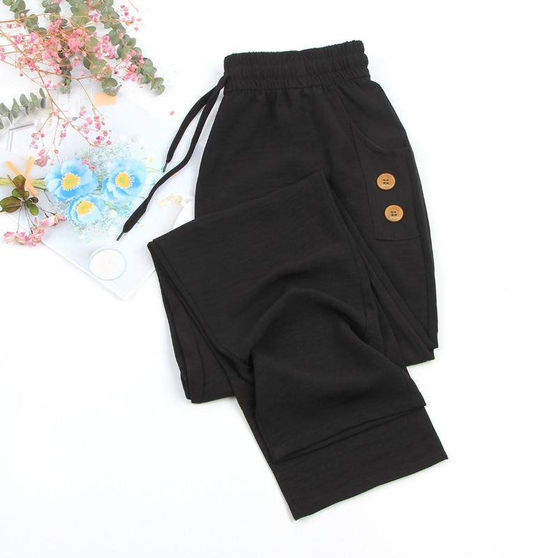 High waist and thin cotton large size cotton and linen casual pants women s nine-point pants new spring and autumn loose Harlan pants 3XL (85-60 kg) чёрный
High waist and thin cotton large size cotton and linen casual pants women s nine-point pants new spring and autumn loose Harlan pants 3XL (85-60 kg) чёрный