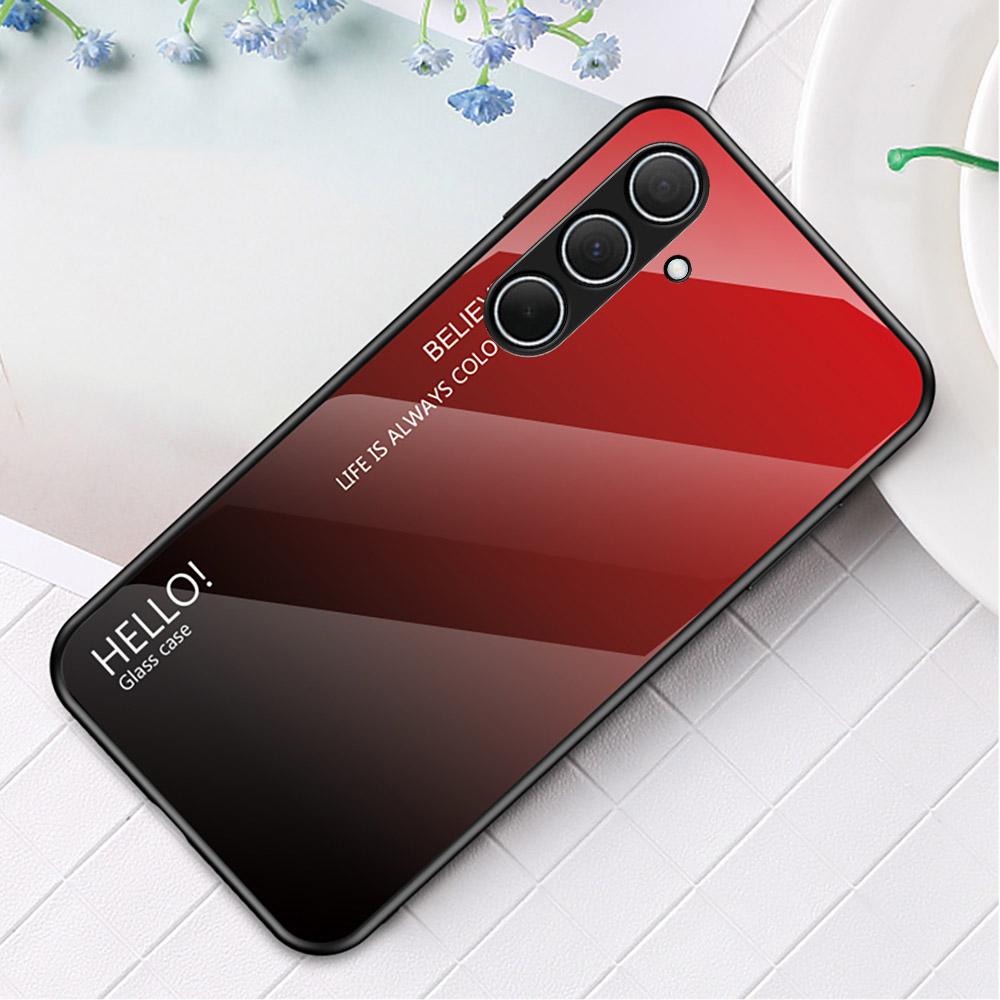 For Samsung Galaxy A56 5G Case Anti-Scratch Tempered Glass+PC+TPU Phone Cover Gradient Purple
For Samsung Galaxy A56 5G Case Anti-Scratch Tempered Glass+PC+TPU Phone Cover Gradient Purple