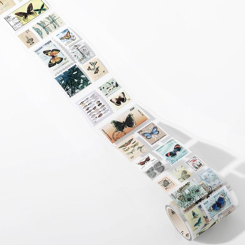 1roll Vintage Stamp Tape Style Stickers Decorative collage Diary Album Scrapbooking material Junk Journal Craft Supplies 55mm*2m
1roll Vintage Stamp Tape Style Stickers Decorative collage Diary Album Scrapbooking material Junk Journal Craft Supplies 55mm*2m