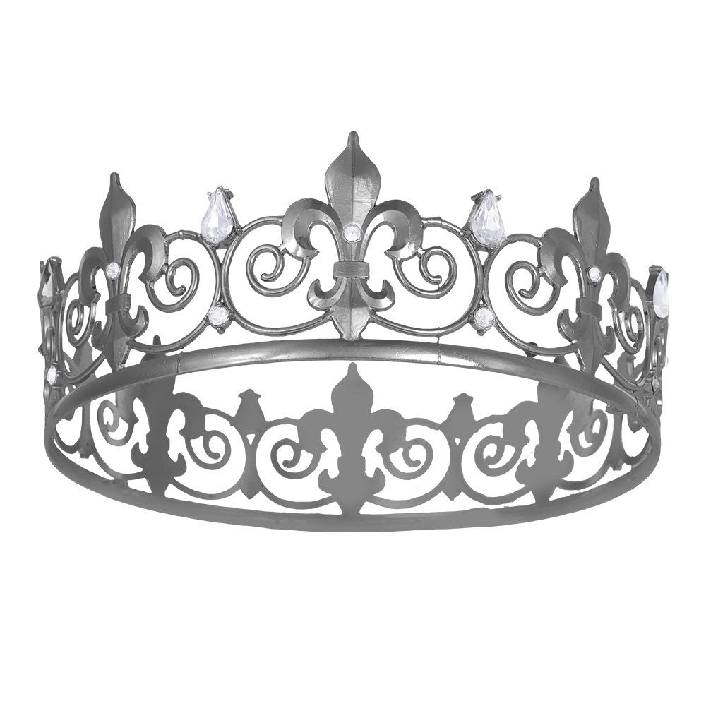 European and American Fashion Alloy Crystal Crown Men, Birthday Party Ball Men s Crown, Headgear Crown Accessories 2026 15.5*5.5CM
European and American Fashion Alloy Crystal Crown Men, Birthday Party Ball Men s Crown, Headgear Crown Accessories 2026 15.5*5.5CM
