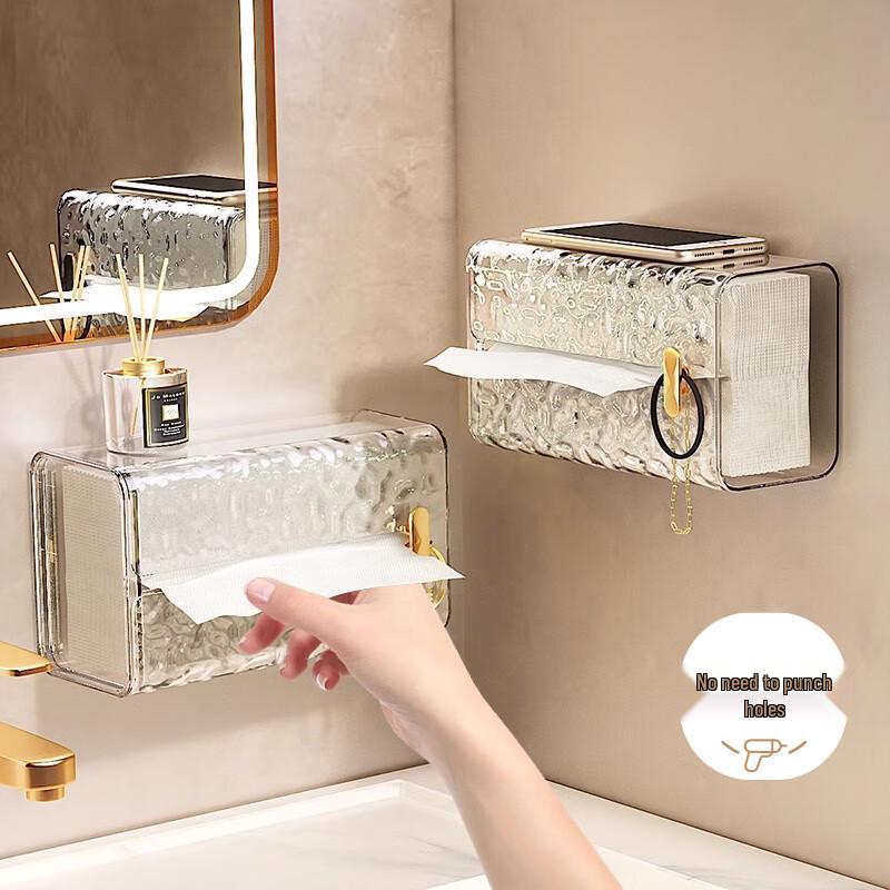 Light Luxury Glacier Pattern Wall-Mounted Tissue Box
Light Luxury Glacier Pattern Wall-Mounted Tissue Box
