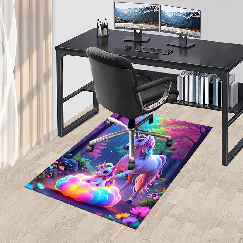 1pc Unicorn Fantasy Office Chair Mat - Anime Cartoon Design, Non-Slip Carpet for Home Decor, Suitable for All Seasons, Perfect Gift for Office and Gam 60cm by 90cm
1pc Unicorn Fantasy Office Chair Mat - Anime Cartoon Design, Non-Slip Carpet for Home Decor, Suitable for All Seasons, Perfect Gift for Office and Gam 60cm by 90cm