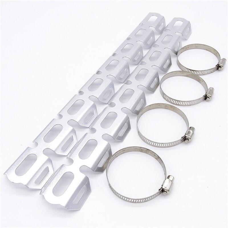 Универсальный мотоциклетный глушитель выхлопной трубы защитный тепловой экран крышка для BMW серебряный
Универсальный мотоциклетный глушитель выхлопной трубы защитный тепловой экран крышка для BMW серебряный