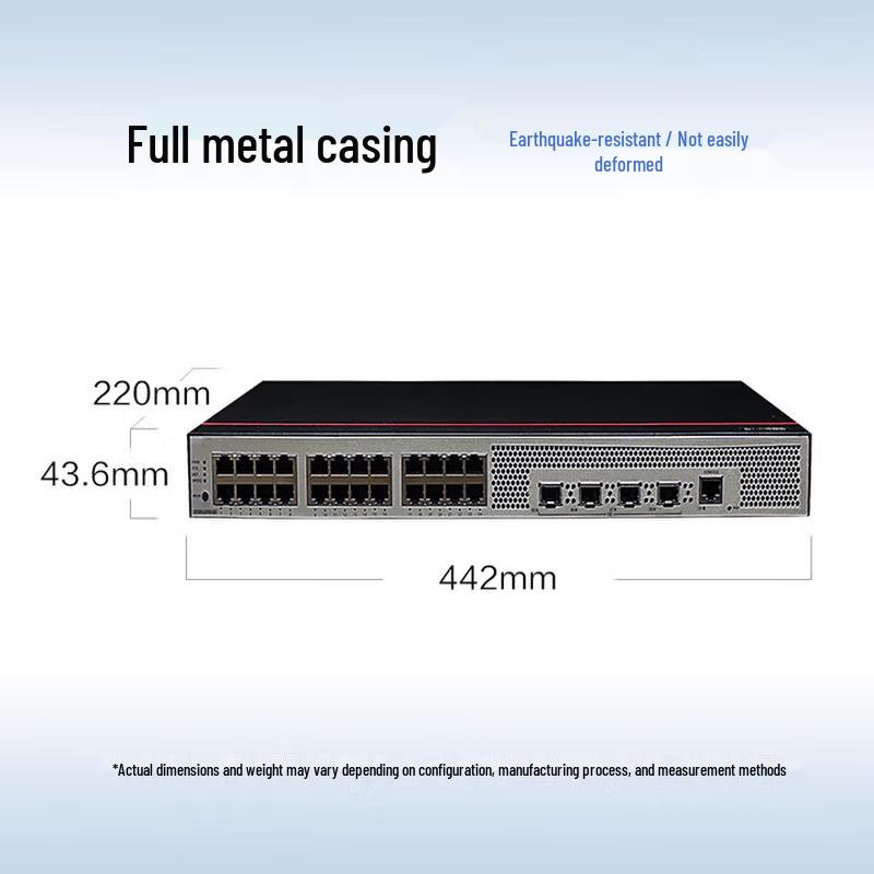 Huawei S5735-L24T4S-QA2 24-Port Gigabit PoE Ethernet Switch
Huawei S5735-L24T4S-QA2 24-Port Gigabit PoE Ethernet Switch
