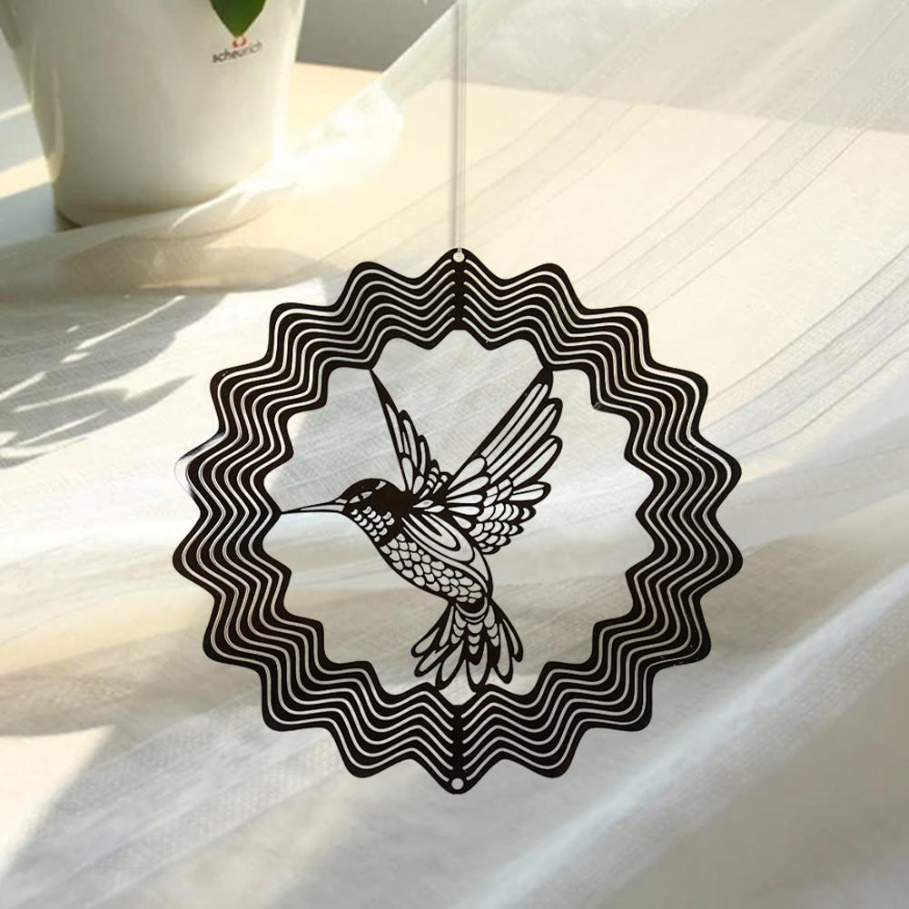 Stainless Steel 3D Rotating Wind Chimes Hummingbird Wind Spinner Hanging Ornaments Outdoor Home Garden Hanging Farmhouse Decor
Stainless Steel 3D Rotating Wind Chimes Hummingbird Wind Spinner Hanging Ornaments Outdoor Home Garden Hanging Farmhouse Decor