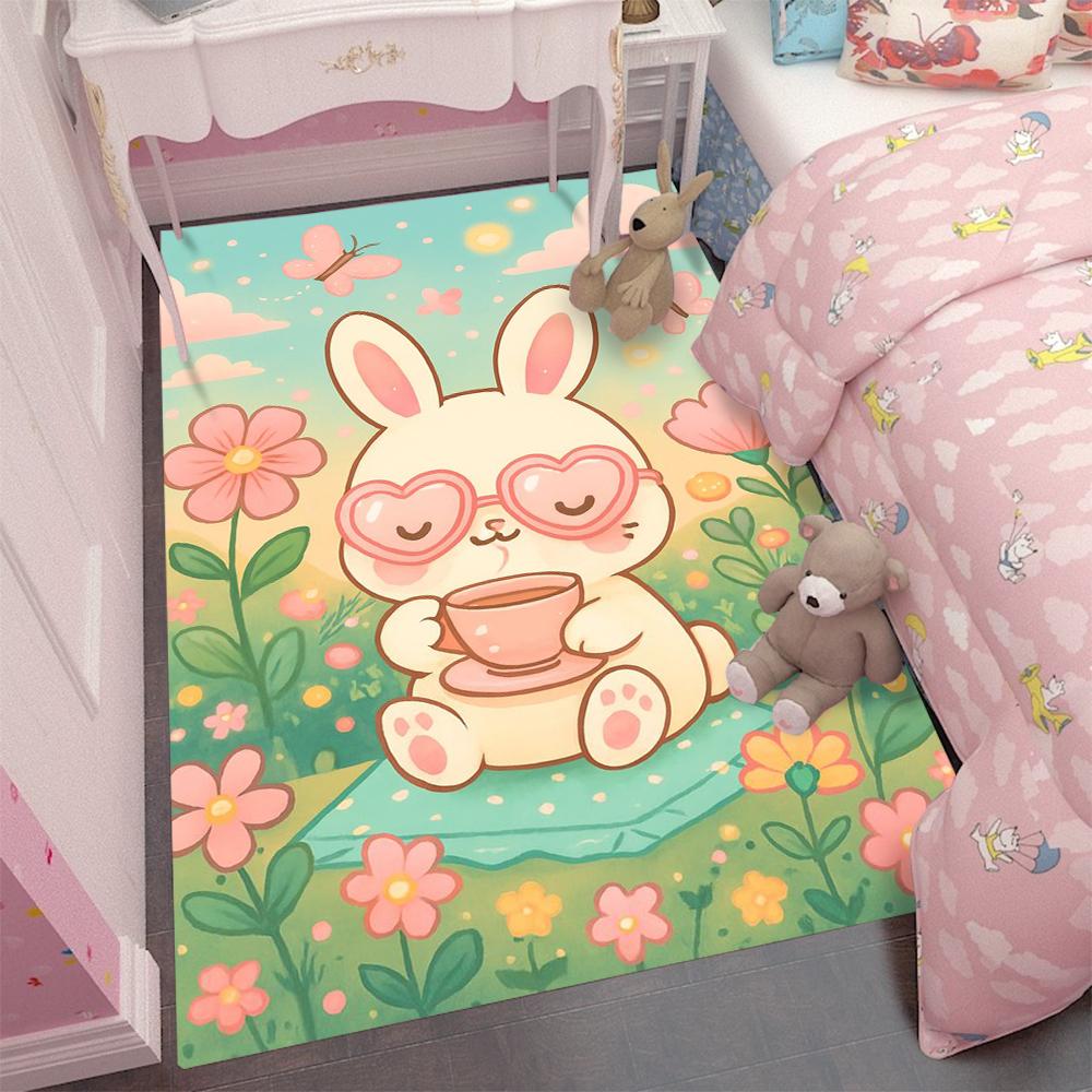 Cute Cartoon Happy Day Pink Bunny Rabbit Carpet for Children s Bedroom with Rabbits and Hearts Mat Kids Decor Room Floor Mat 50X80CM
Cute Cartoon Happy Day Pink Bunny Rabbit Carpet for Children s Bedroom with Rabbits and Hearts Mat Kids Decor Room Floor Mat 50X80CM