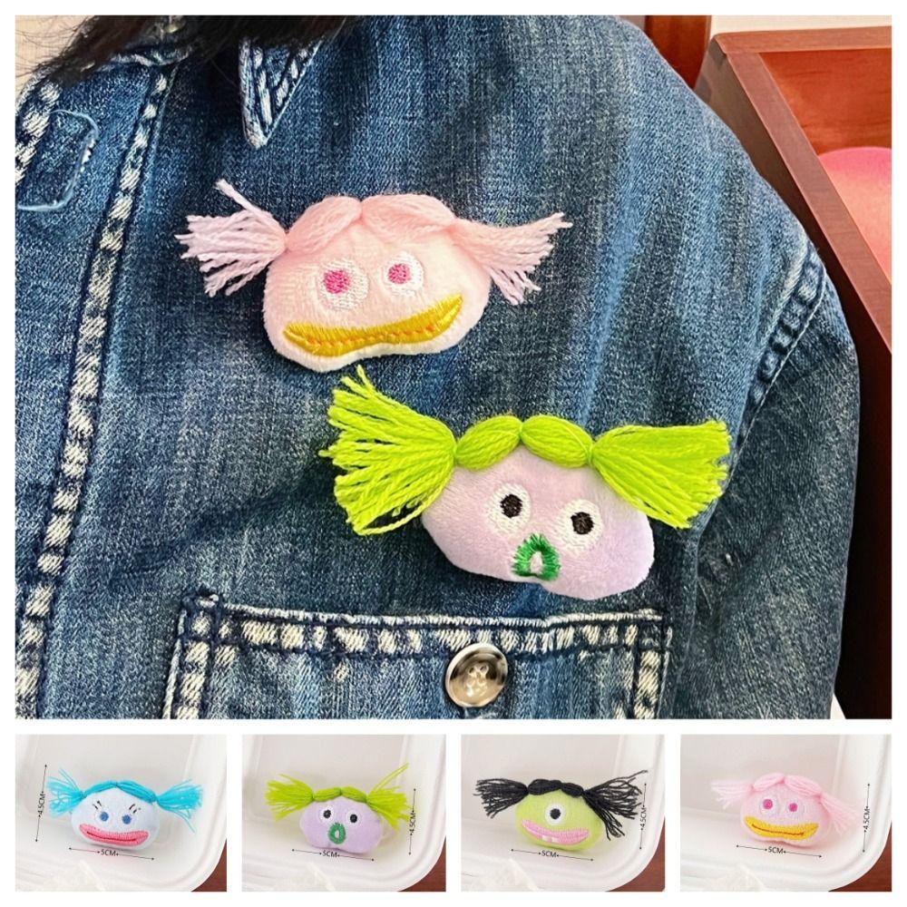 Plush Stuffed Big Eyes Plush Brooch Cute Sausage Mouth Badge Fashion Funny Big Mouth Pin Couple
Plush Stuffed Big Eyes Plush Brooch Cute Sausage Mouth Badge Fashion Funny Big Mouth Pin Couple